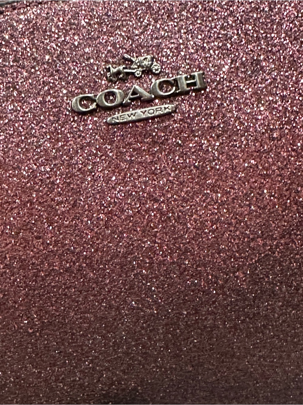 Coach Plum Glitter Bag - Picture 7 of 10